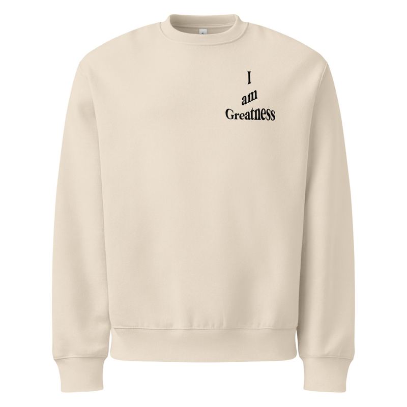 Greatness Oversized heavyweight sweatshirt