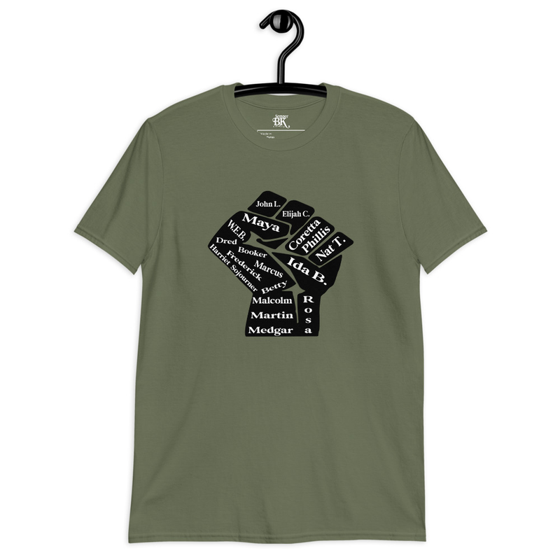 African American Heroes (Fist) Short-Sleeve Unisex T-Shirt