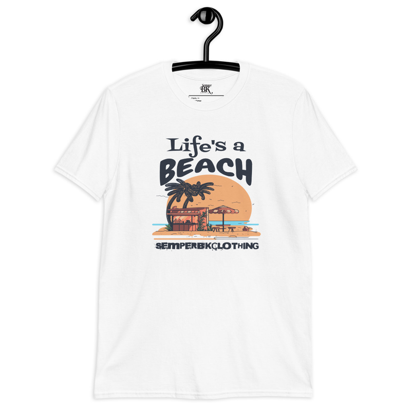 Life's a Beach Short-Sleeve Unisex T-Shirt