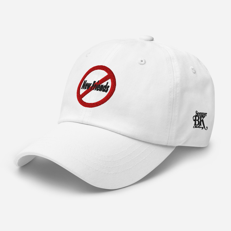 No New Friends Dad hat