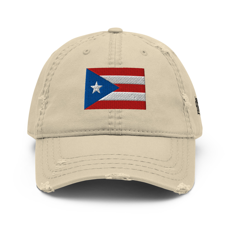 Boricua Distressed Dad Hat