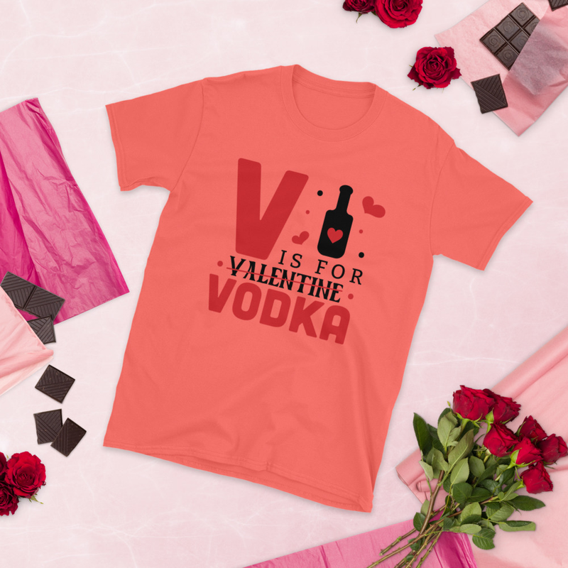 Vodka V Day Short-Sleeve Unisex T-Shirt