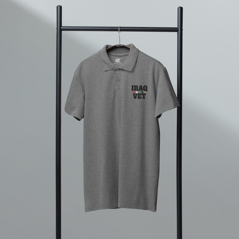 Iraq Vet Premium pique polo shirt