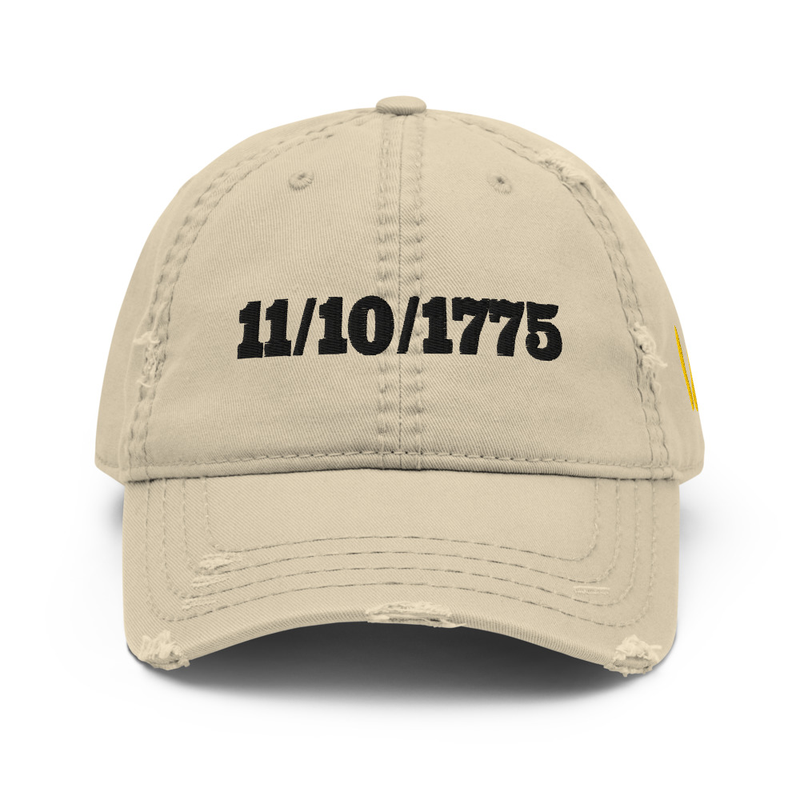 Devil Dog b'day Garment washed baseball cap (Embroidered)