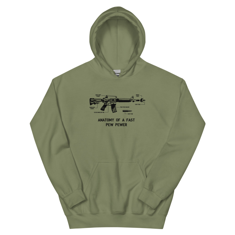 Fast Pew Pew Unisex Hoodie