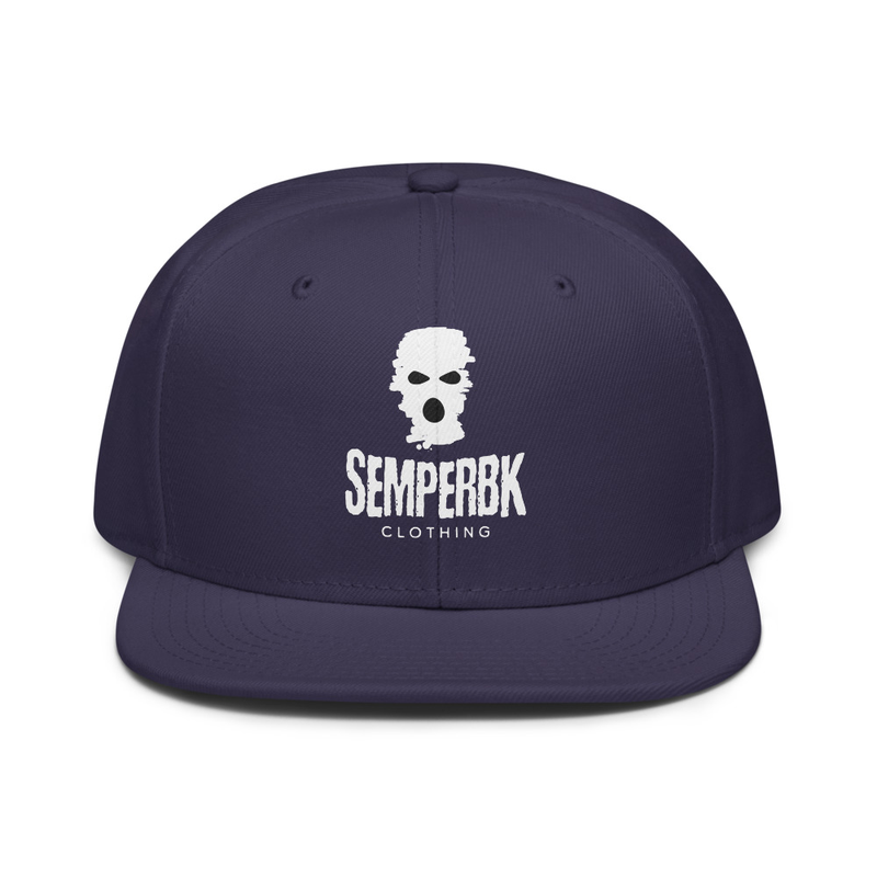 semperBKclothing Face Mask Snapback Hat