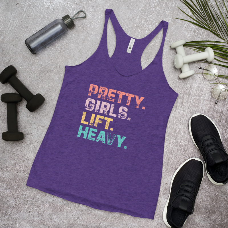 Pretty Girls Lift Women's Racerback Tank