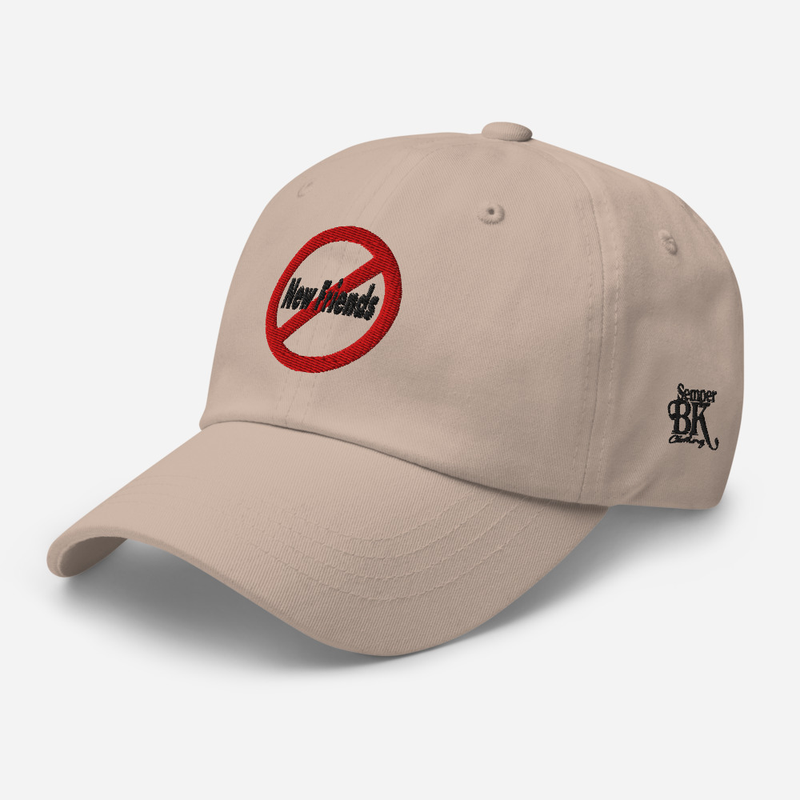 No New Friends Dad hat