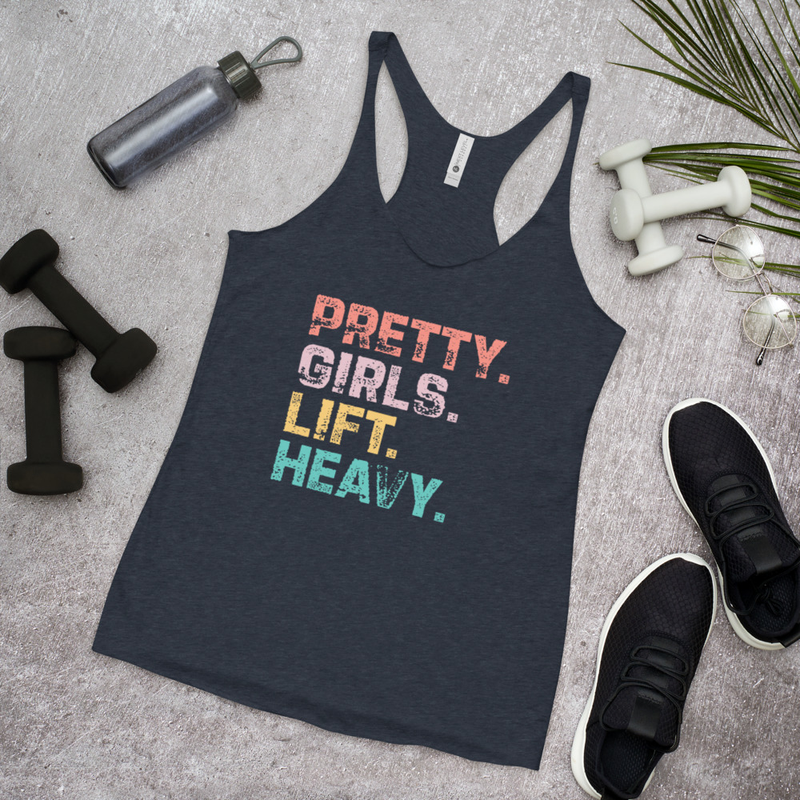 Pretty Girls Lift Women's Racerback Tank