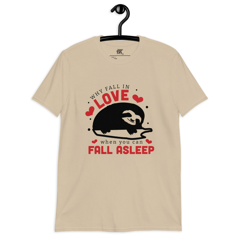 Fall Asleep V Day Short-Sleeve Unisex T-Shirt