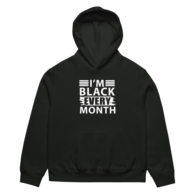 BLK Every Month Oversized heavyweight hoodie