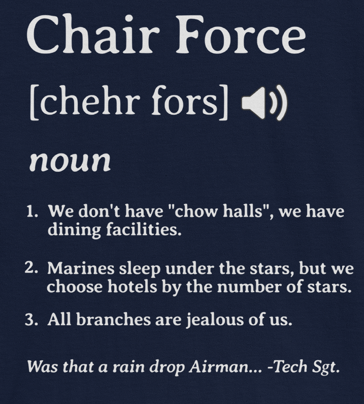 Chair Force Short-Sleeve Unisex T-Shirt