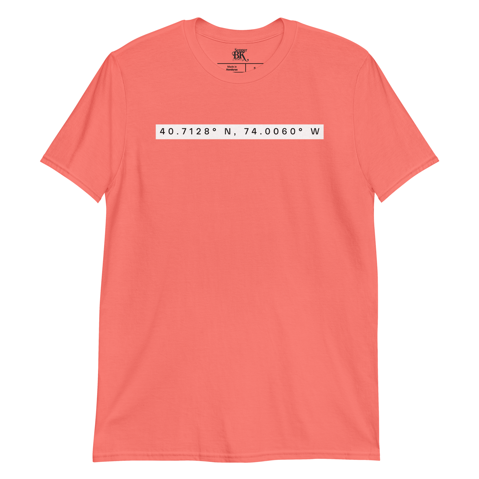 NYC Coordinates Short-Sleeve Unisex T-Shirt