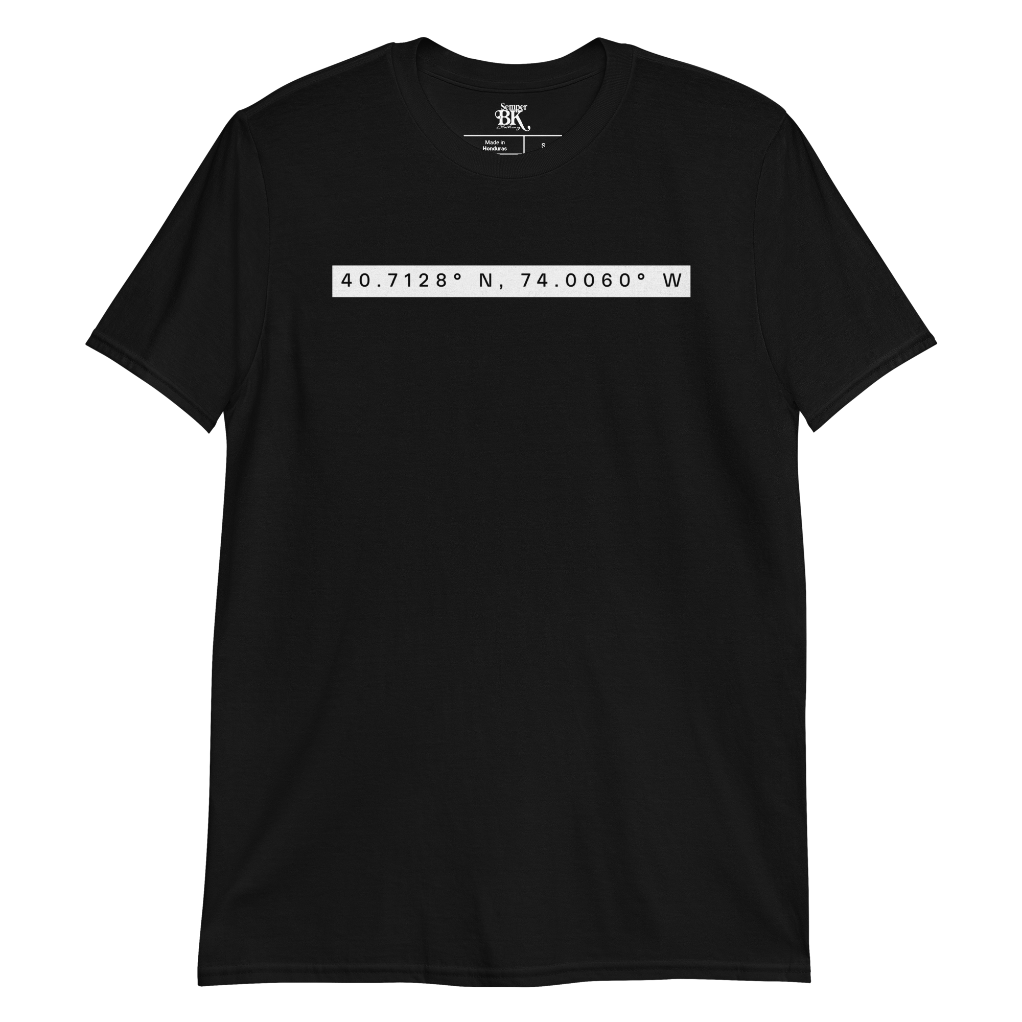 NYC Coordinates Short-Sleeve Unisex T-Shirt
