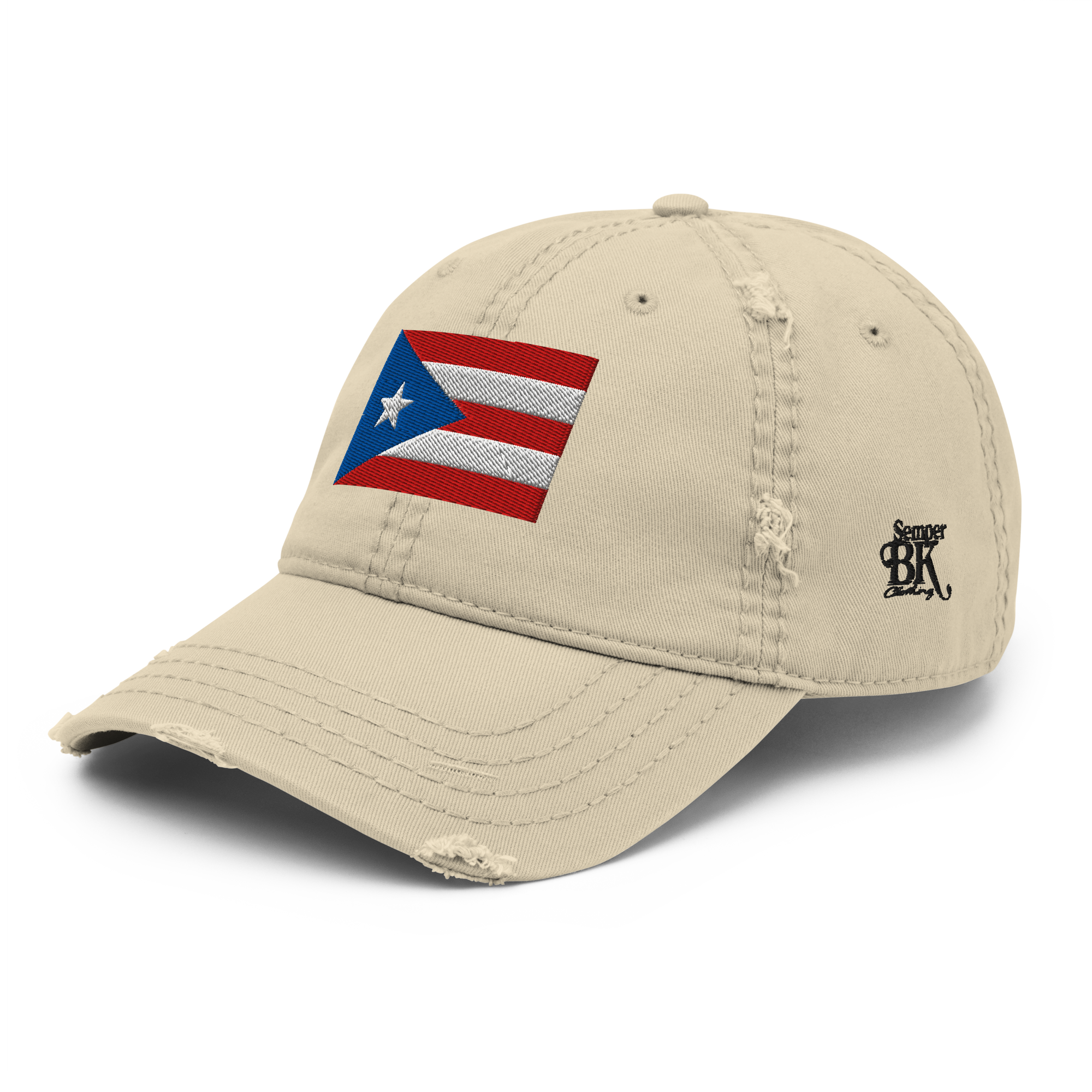 Boricua Distressed Dad Hat