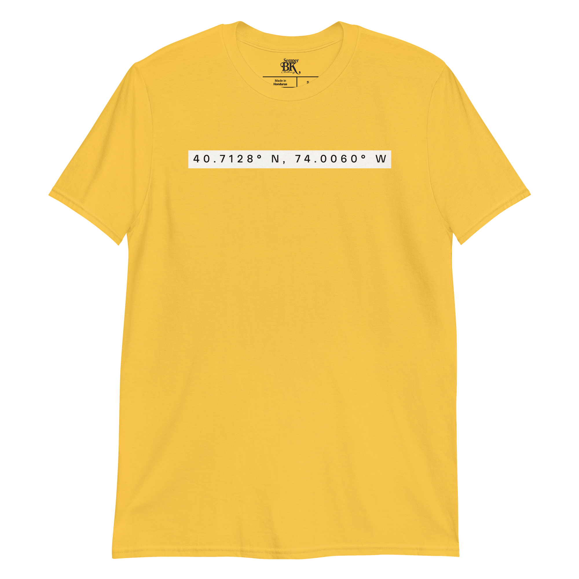 NYC Coordinates Short-Sleeve Unisex T-Shirt