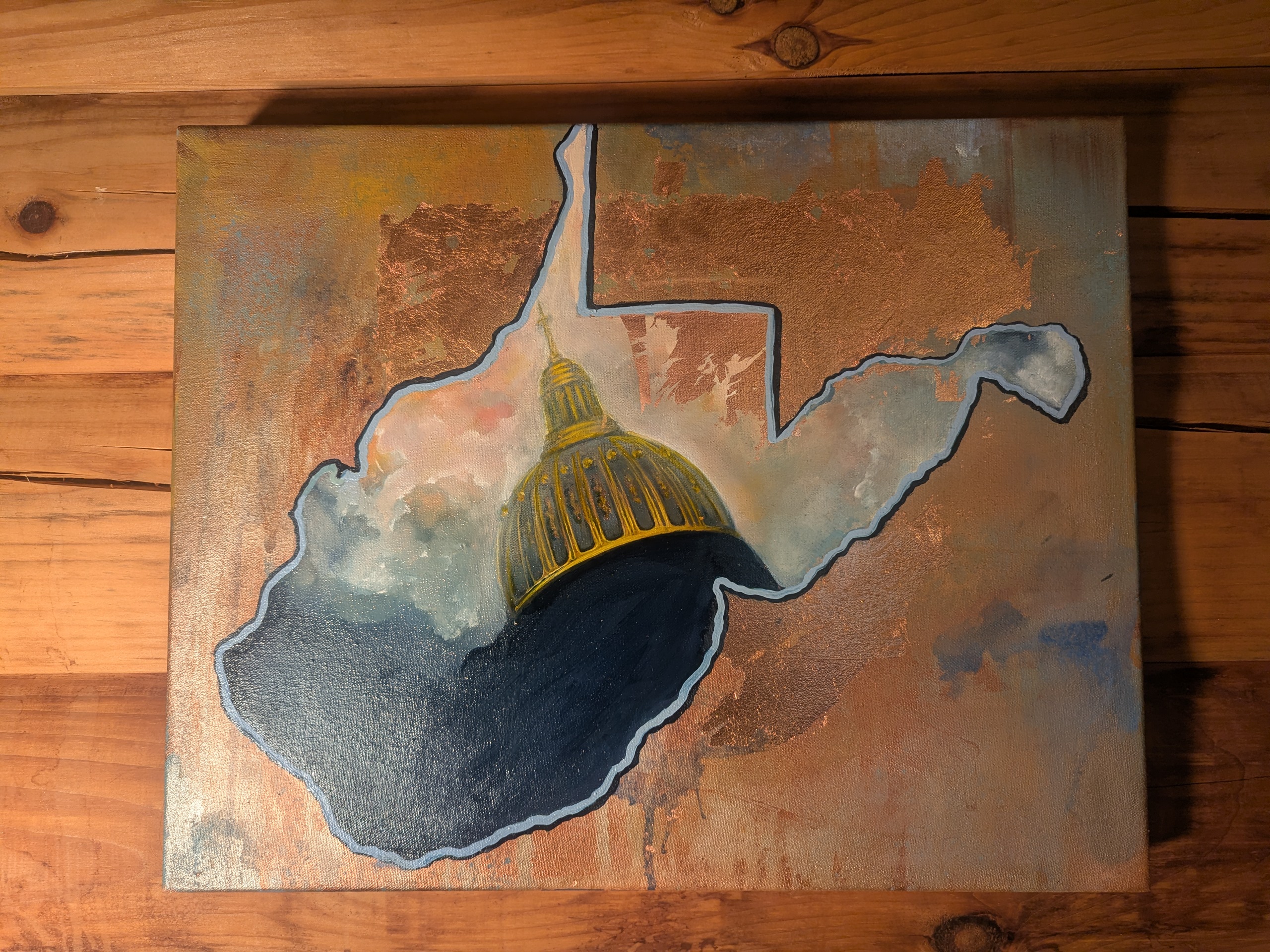 "Mother Mountain" West Virginia State Capitol Artwork