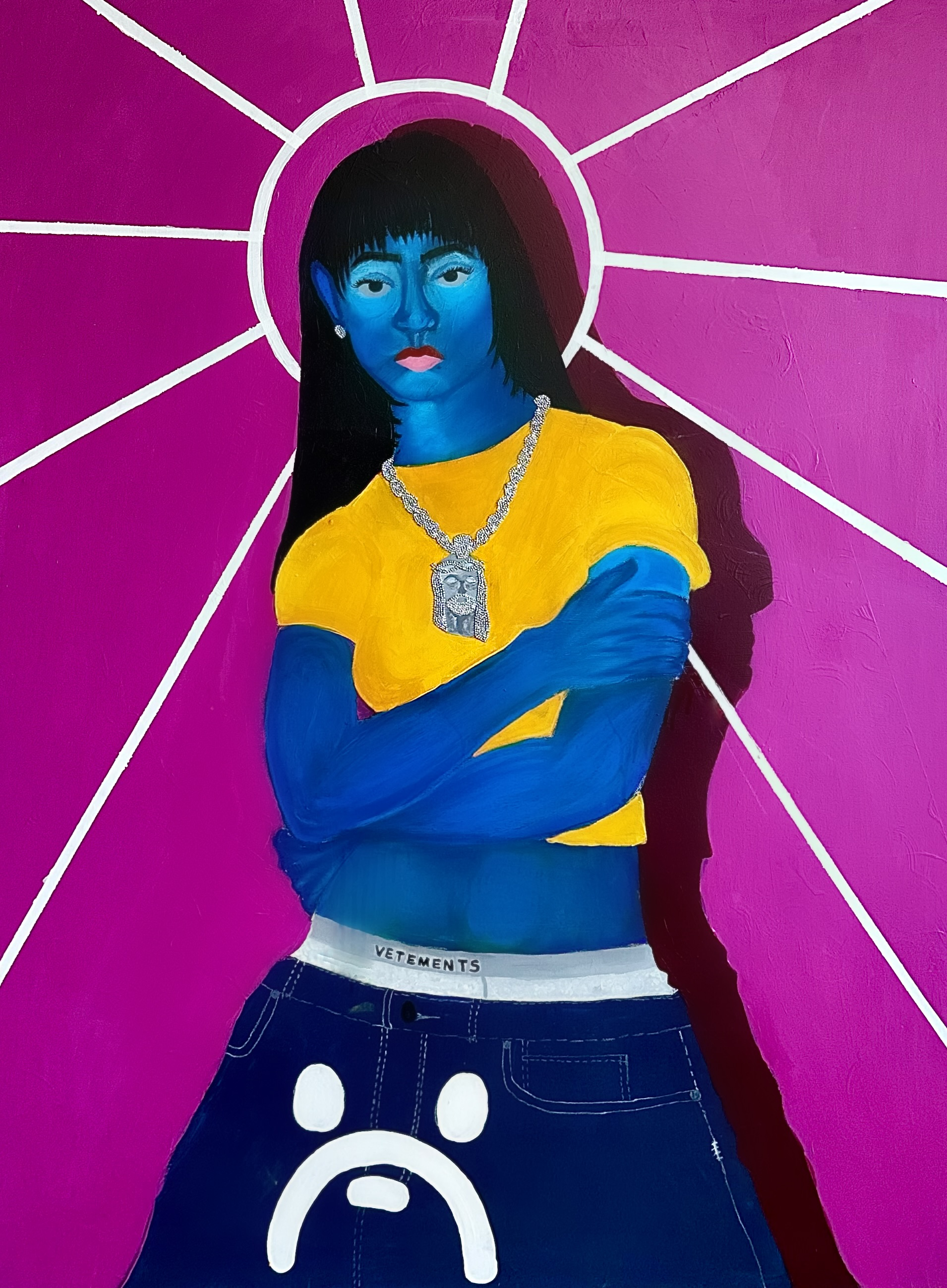 "BABYINDIGO" original painting