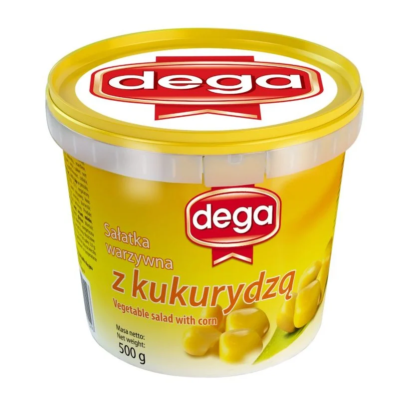 DEGA VEG SALAD WITH SWEETCORN 500G