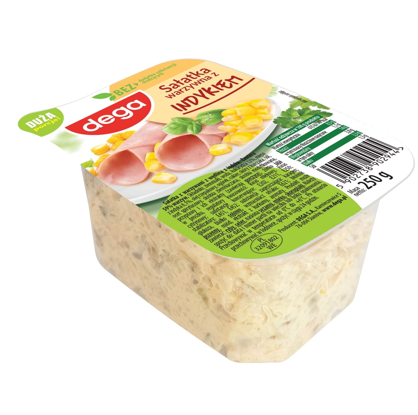 Dega Vegetable Salad with Smoked Chicken