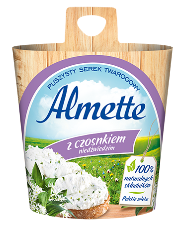 ALMETTE CHEESE WITH GARLIC 150G
