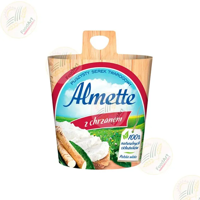 ALMETTE CREAM CHEESE HORSERADISH 150G