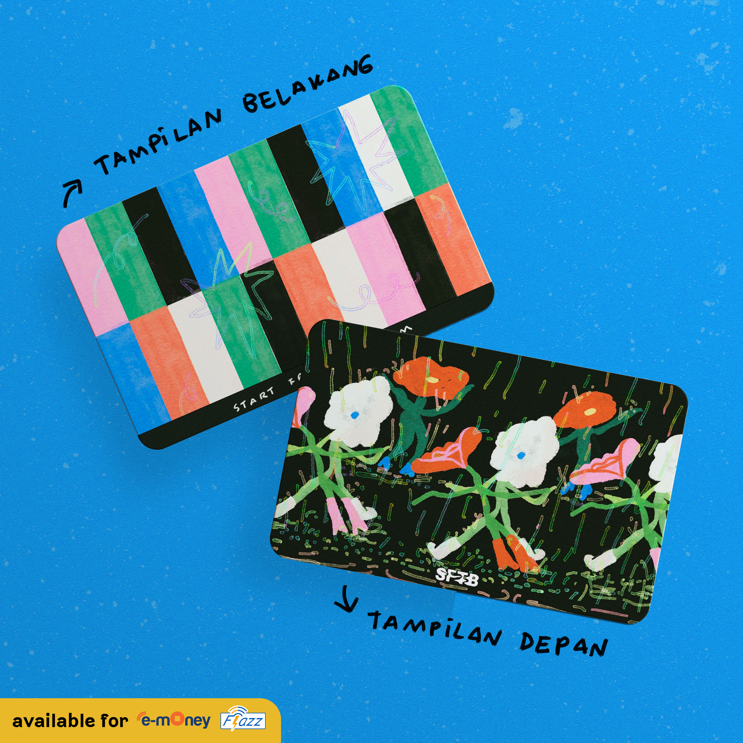 Start From The Bottom - E-Money / Flazz Card - Dancing In the Rain