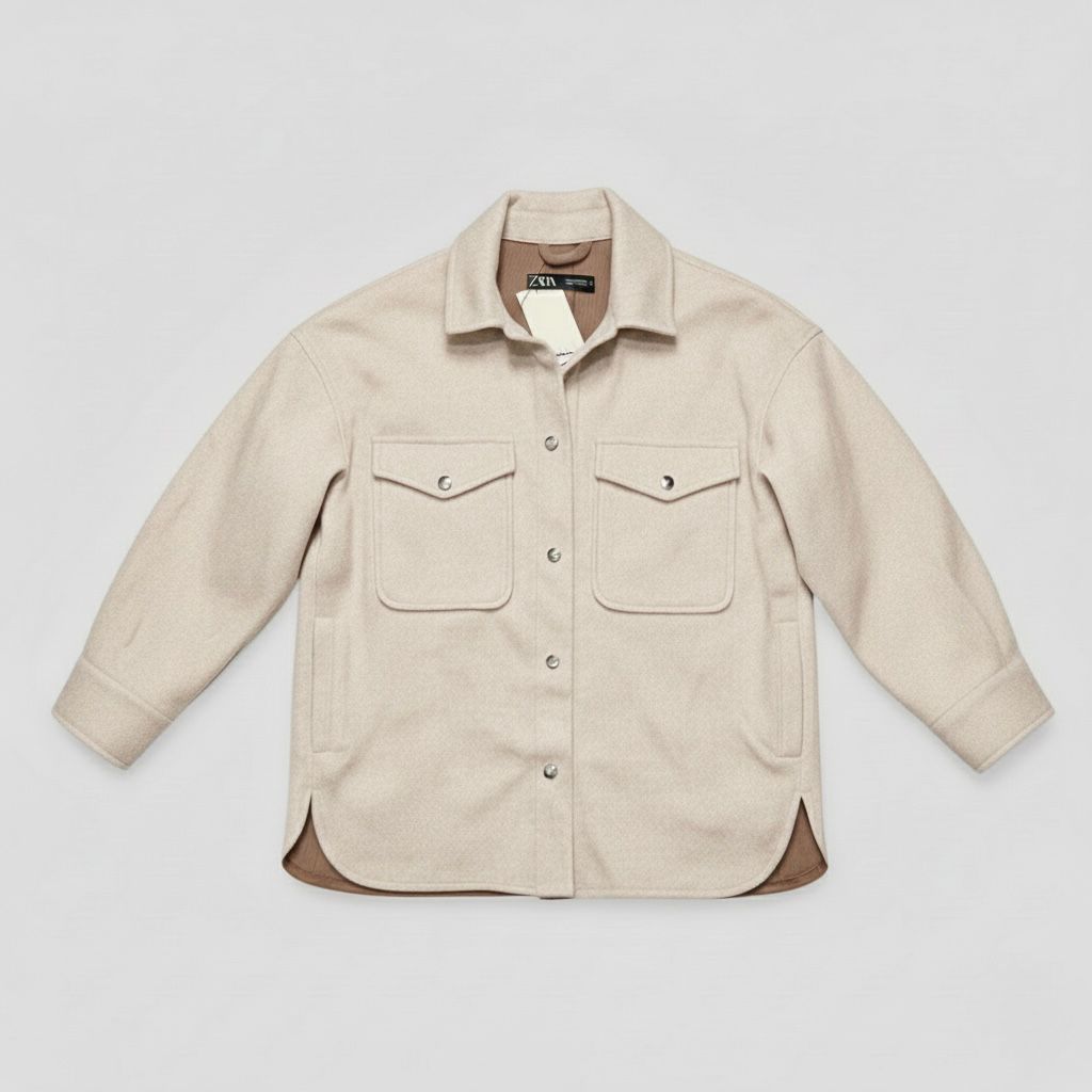 Zara Shirt Jacket - beige