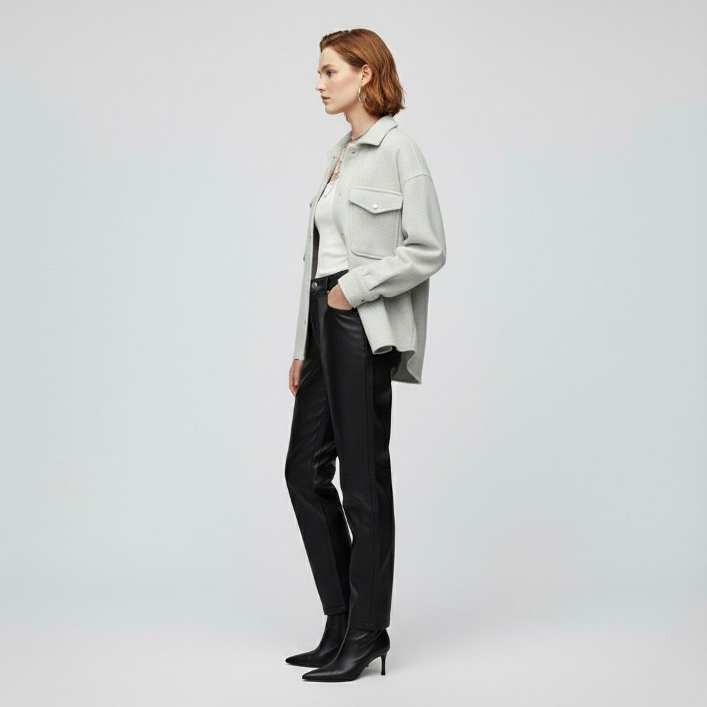 Zara Shirt Jacket - Grey