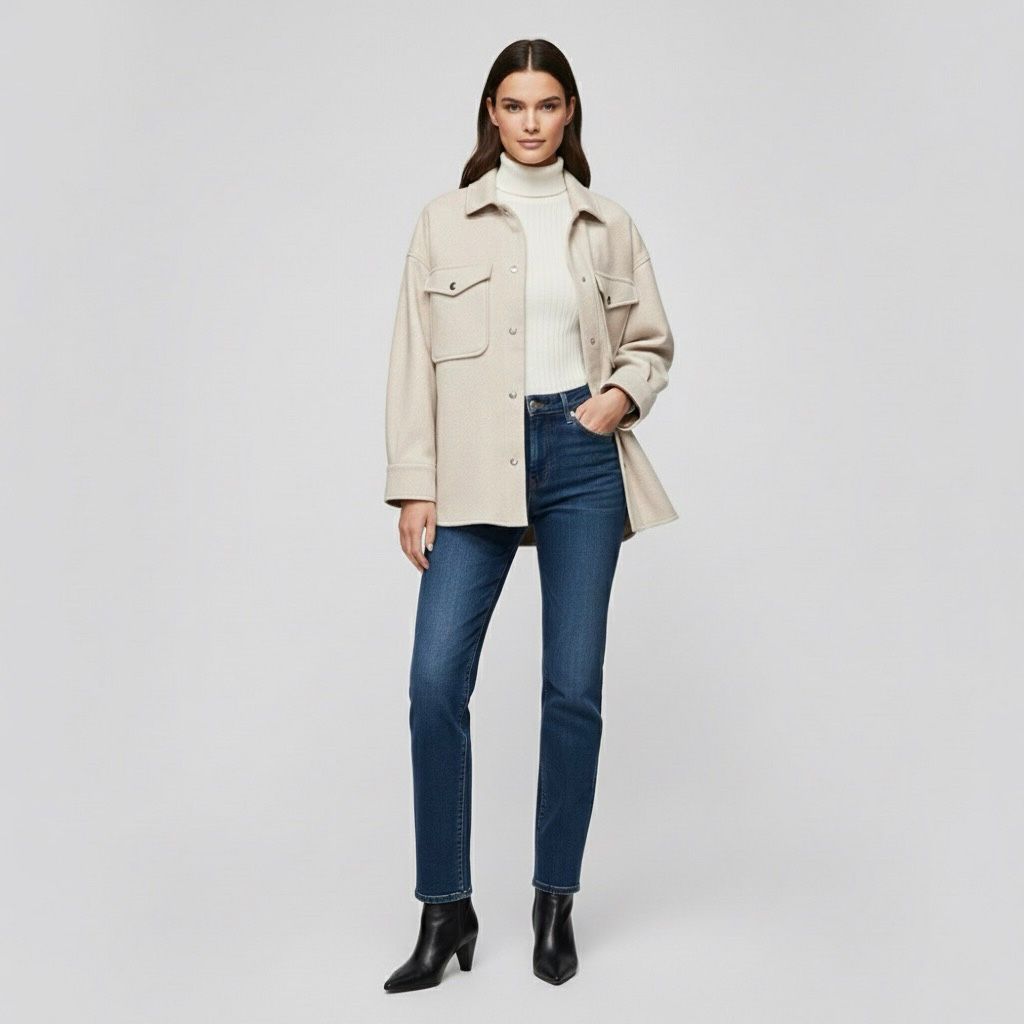 Zara Shirt Jacket - beige