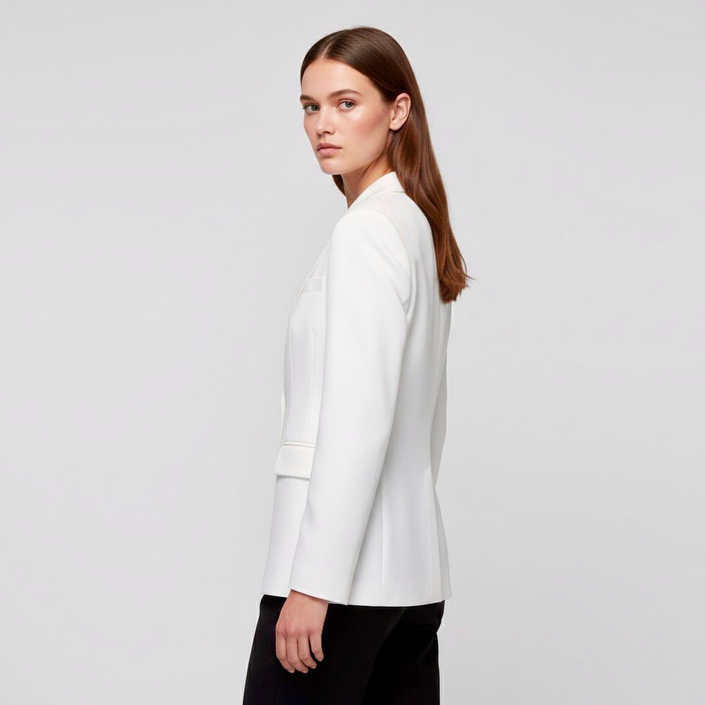 Zara White blazer