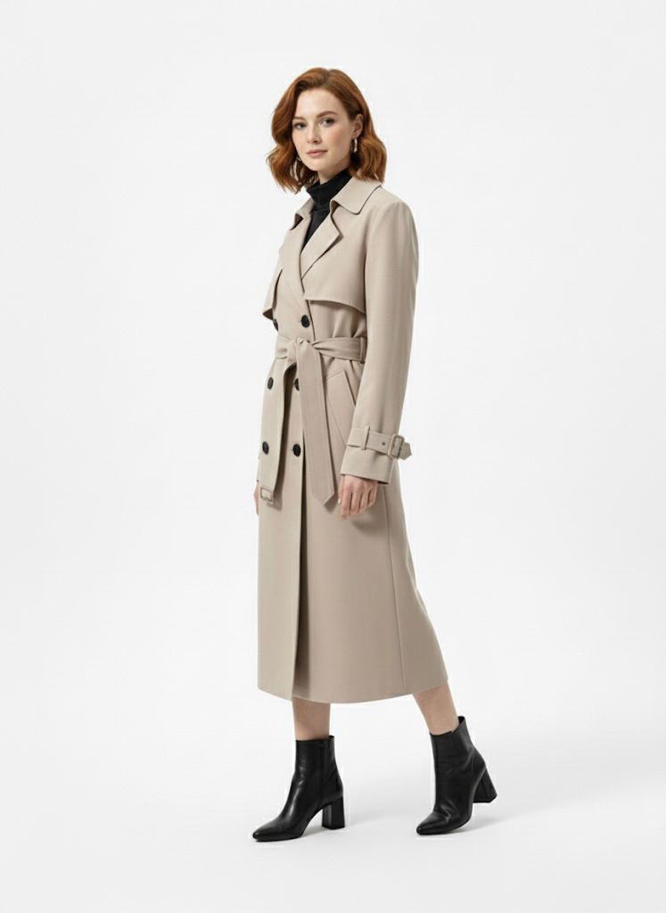 Long classic Trench Coat