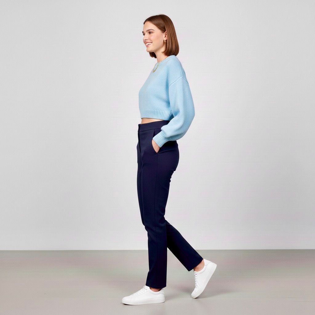 Zara Cropped Pullover