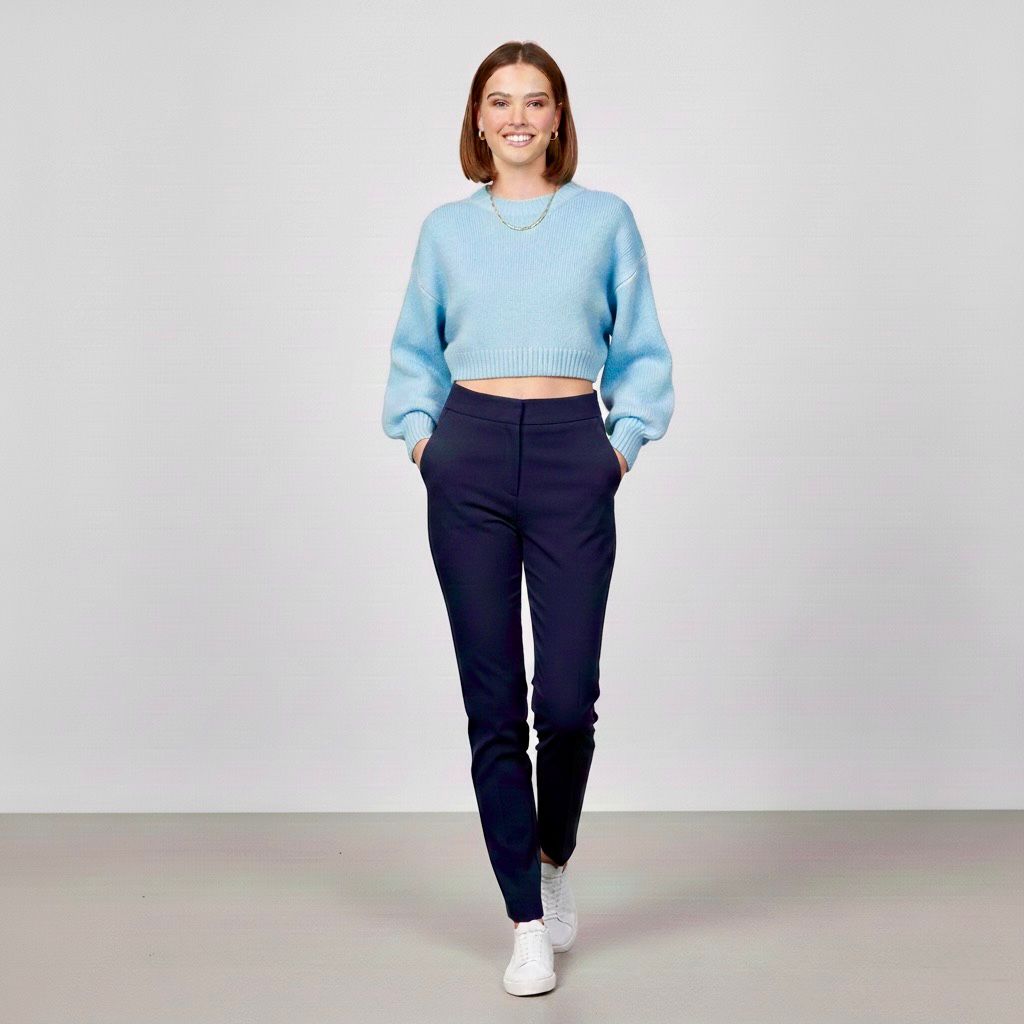 Zara Cropped Pullover