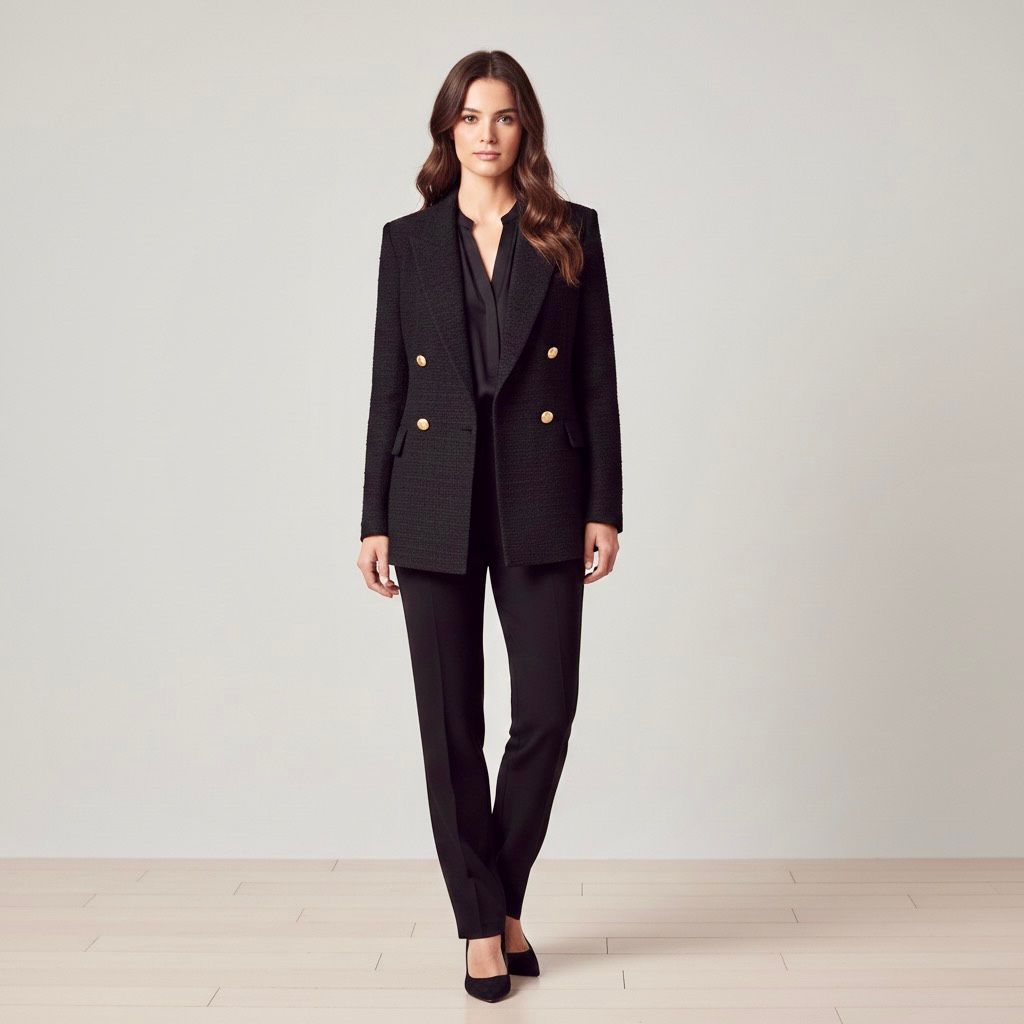 Black textured Zara blazer