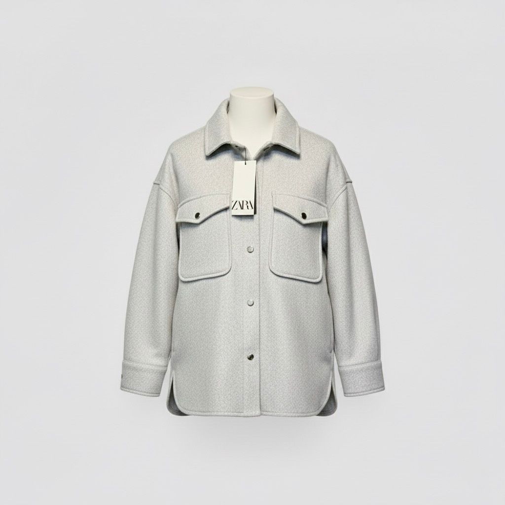 Zara Shirt Jacket - Grey
