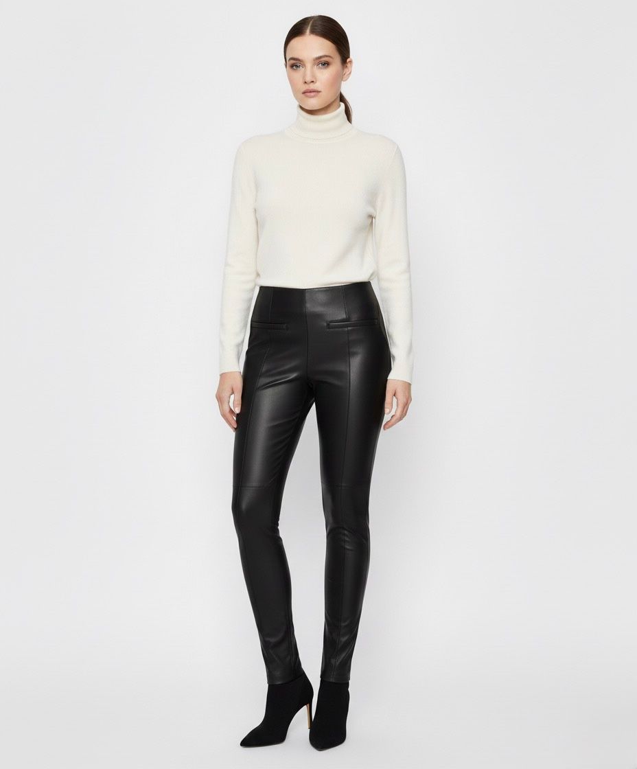 Zara Faux Leather Pants