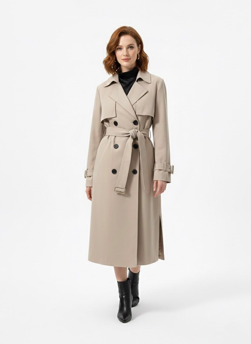 Long classic Trench Coat
