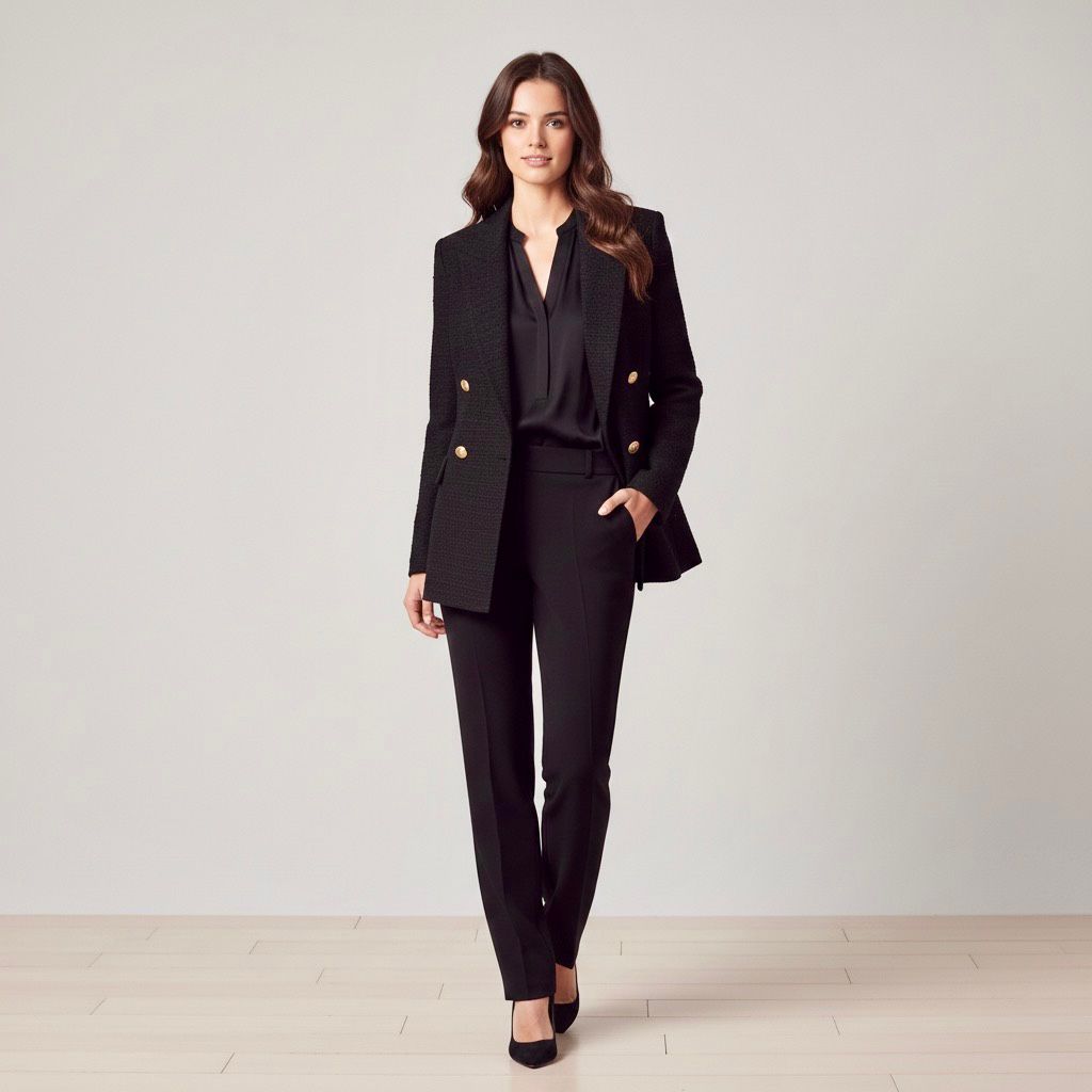 Black textured Zara blazer