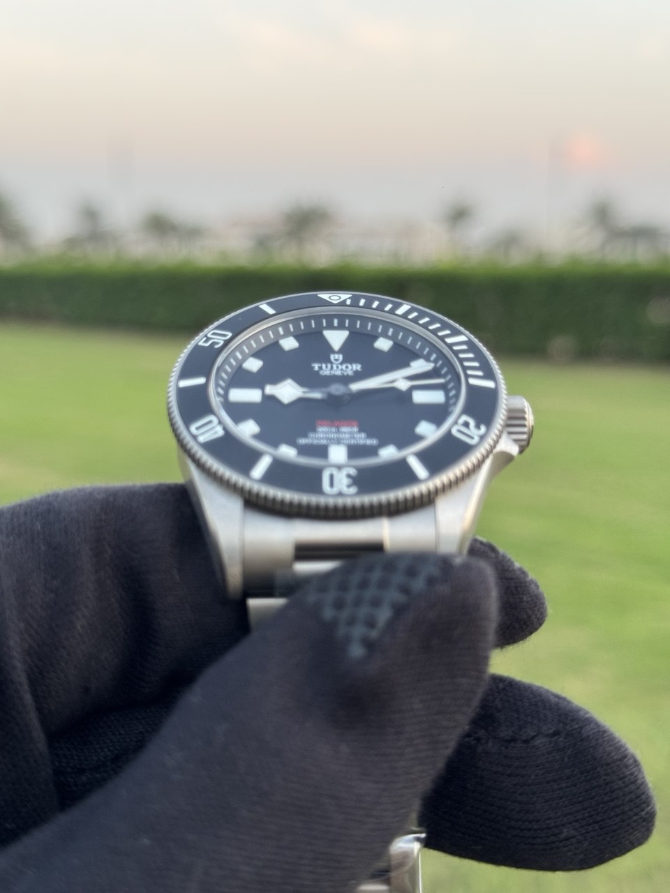 Pelagos 39mm Titanium 1:1 Best Edition Black Dial on Titanium Bracelet A2824