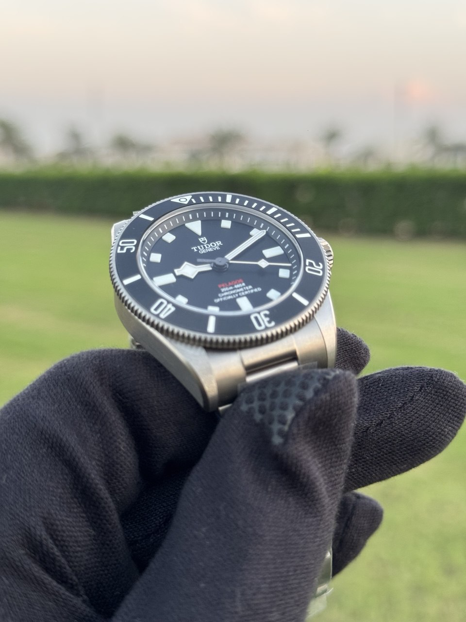 Pelagos 39mm Titanium 1:1 Best Edition Black Dial on Titanium Bracelet A2824
