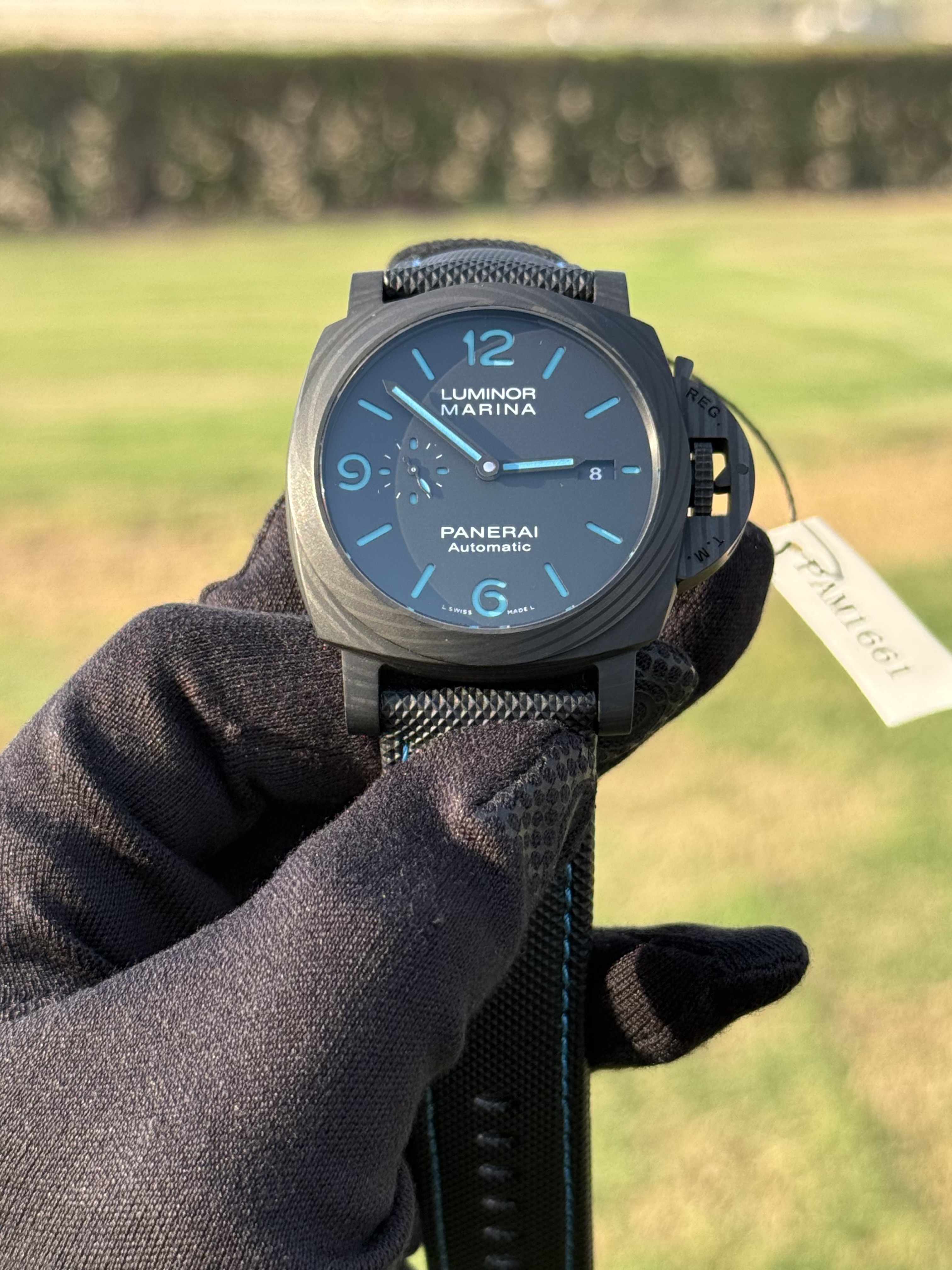 PAM1661 CARBOTECH VSF 1:1 BEST EDITION ON BLACK KEVLAR COMPOSITE STRAP P.9010