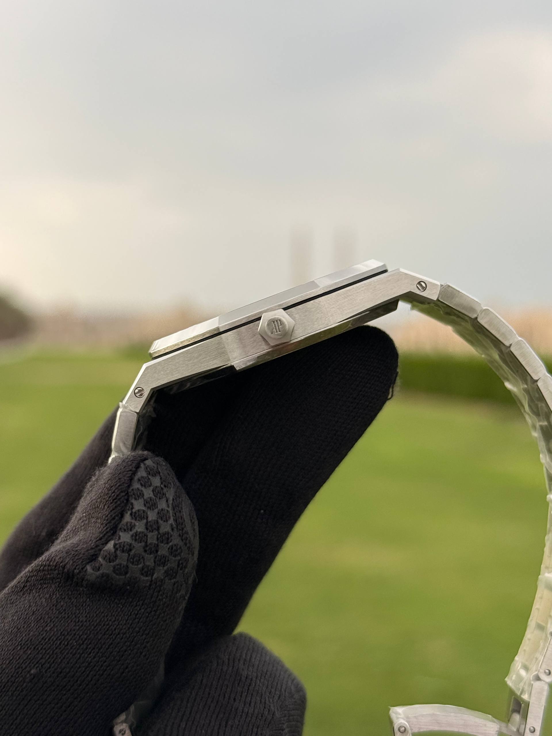 Royal Oak 39mm 15202 SS ZF 1:1 Best Edition Blue Textured Dial on SS Bracelet A2121