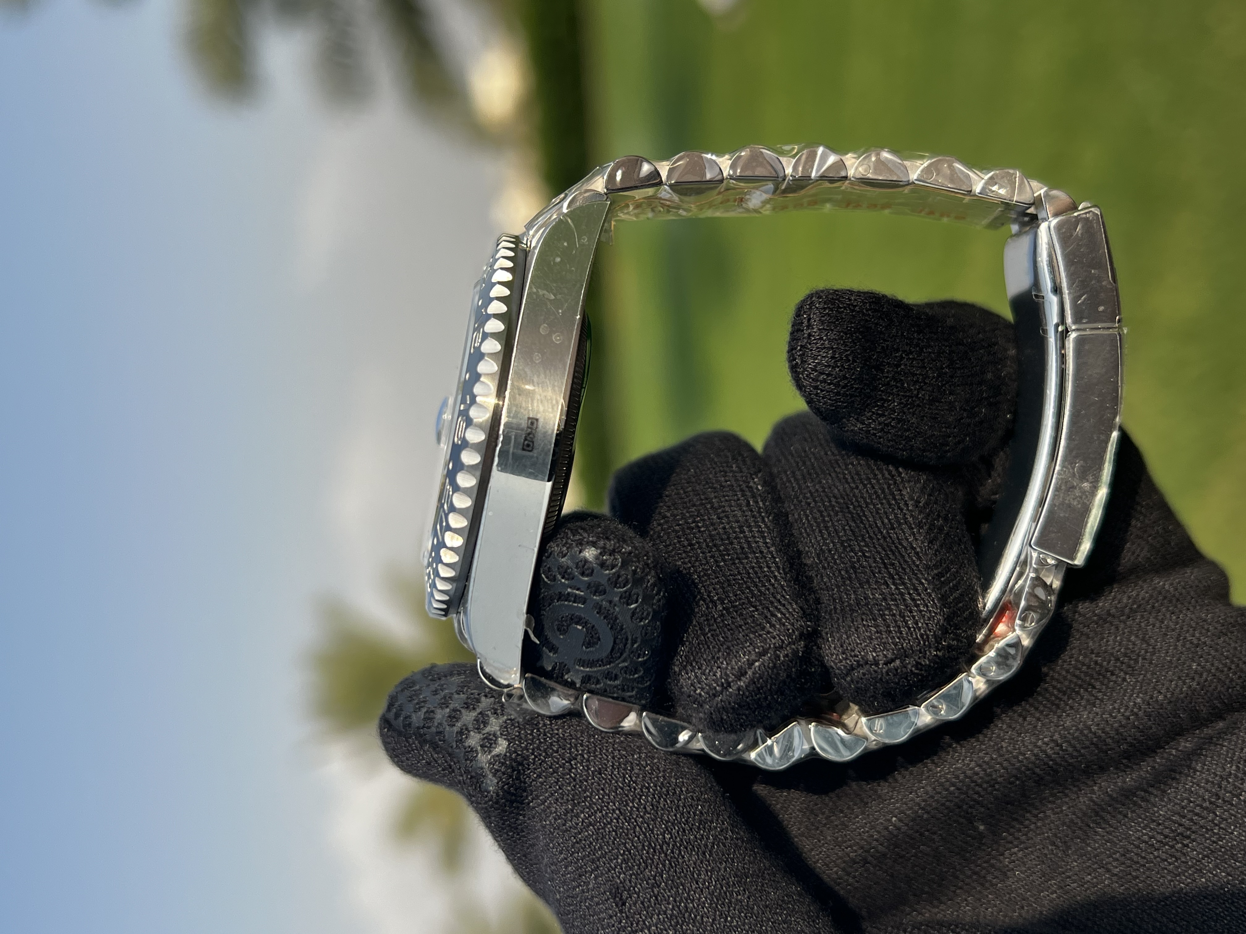 GMT-Master II 126710 GRNR Black/Gray Ceramic 904L Steel VSF 1:1 Best Edition on Jubilee Strap DD3285 V3