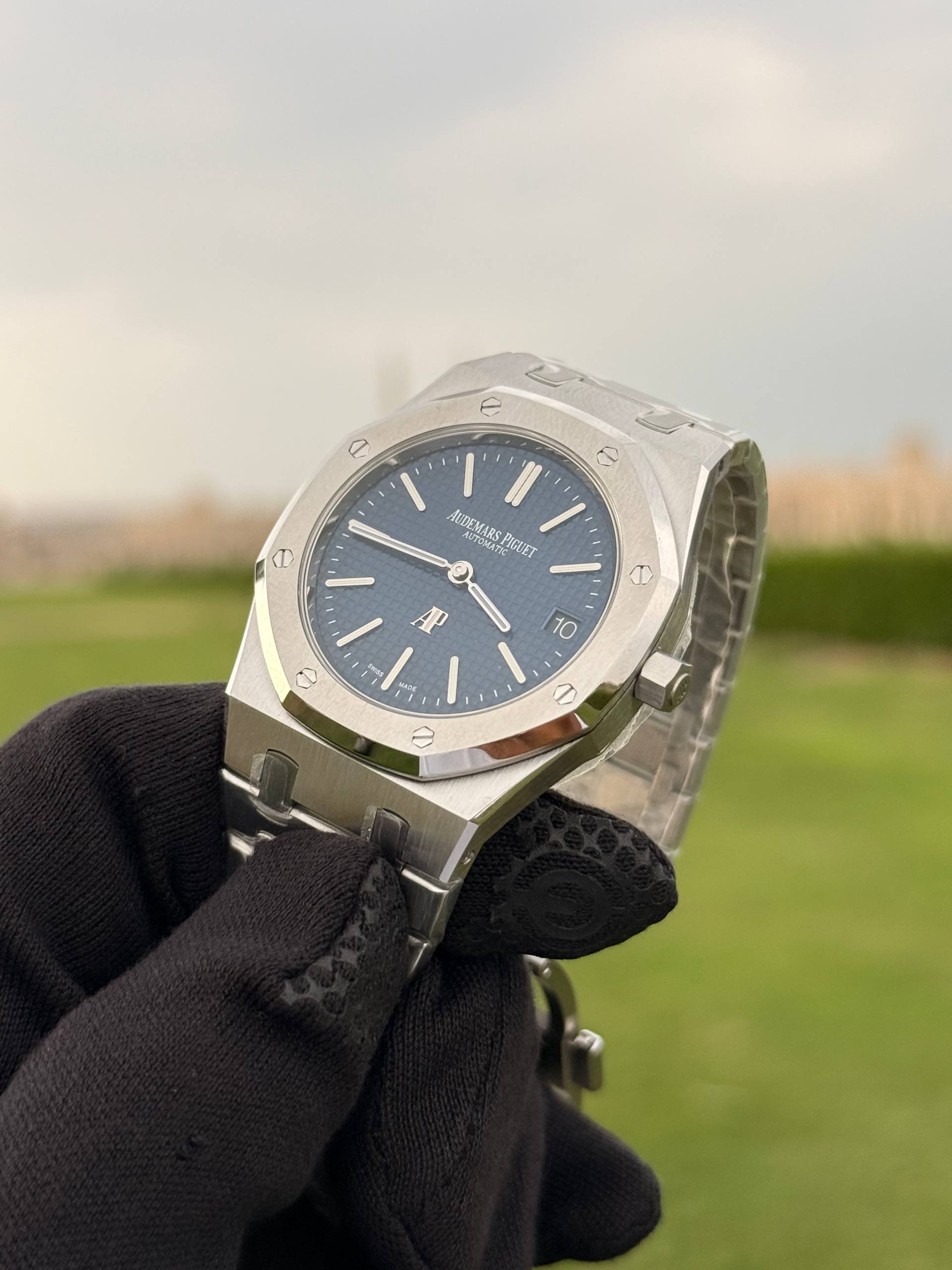 Royal Oak 39mm 15202 SS ZF 1:1 Best Edition Blue Textured Dial on SS Bracelet A2121