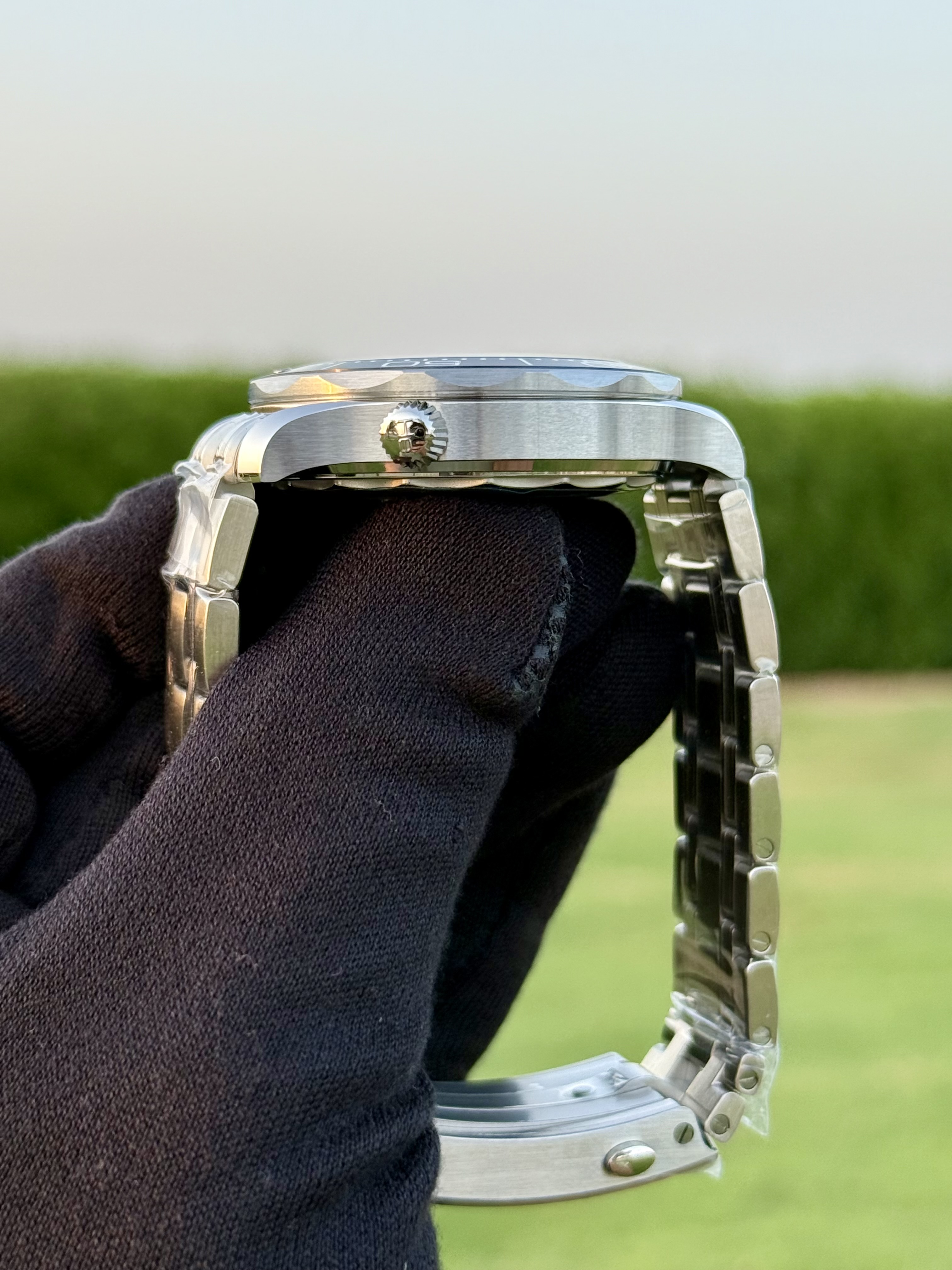 Seamaster Diver 300M VSF 1:1 Best Edition Black Ceramic Black Dial on SS Bracelet SA8800 Super Clone V4