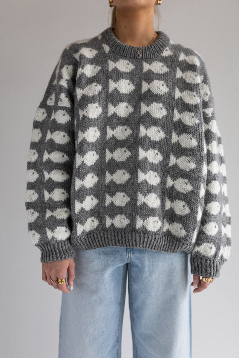 „Fishy Sweater“ – Mezgimo rinkinys (Moterims)