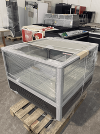 Wyspa chłodnicza AUCMA IHMF-S1010P | Przeszklona wyspa sklepowa | Chłodziarka ekspozycyjna