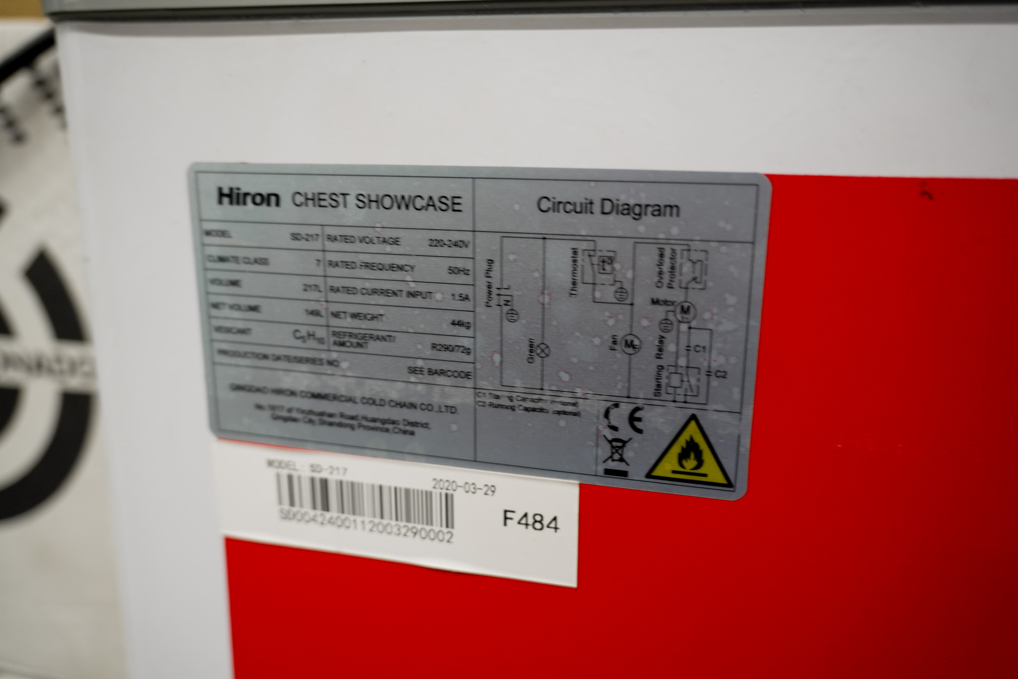 Zamrażarka Hiron SD-217