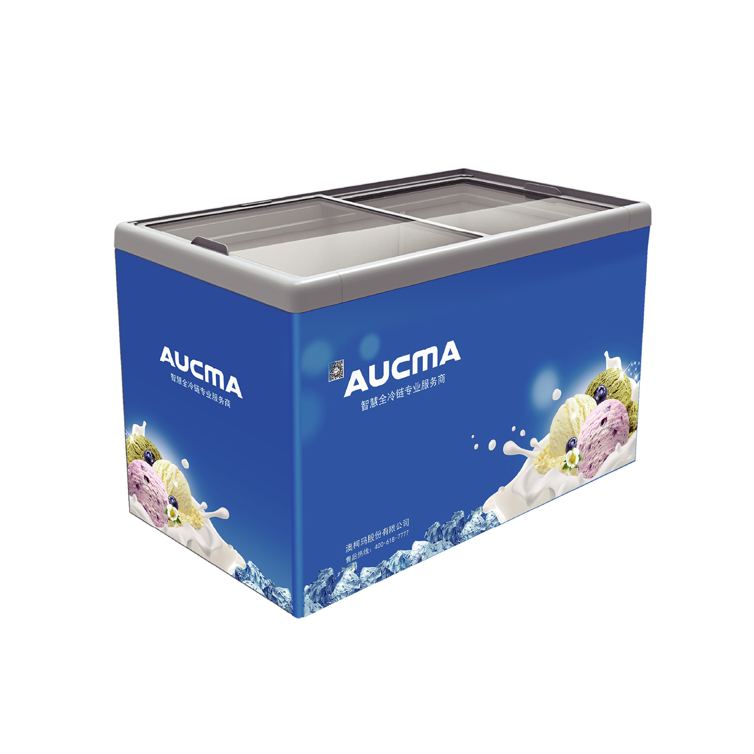 Zamrażarka skrzyniowa AUCMA SD-100F – 77 L | -10°C do -26°C | R600a | Kompaktowa